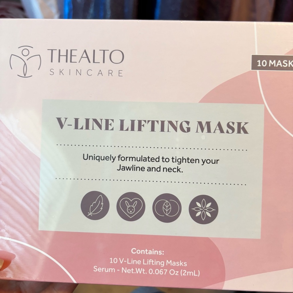NEW Thealto Skincare V-Line Lifting Mask and Serum-Sealed/Brand New